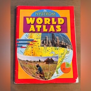 Nystrom World Atlas - Educational Geography Book
